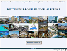 Tablet Screenshot of ciec-engineering.com